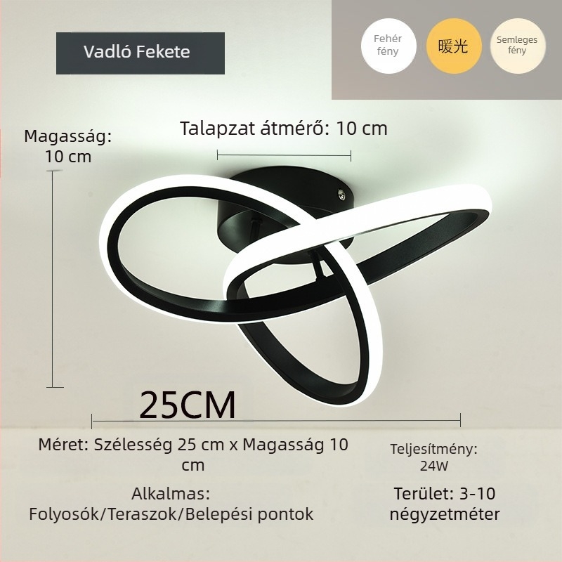 Függődrótos csillár LED-lámpával, vasból készült test, 220V, 5–10 m² megvilágítás, többfejű, nappali vagy étterembe