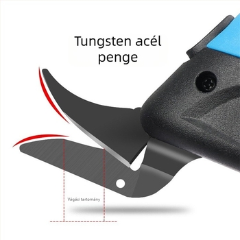 Textil- és bőrkészítéshez készült elektromos olló, újratölthető Li-ion akkumulátorral, 16,8–21V tartományban, Wanyu hardware