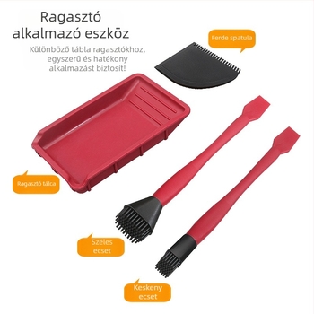 Szilikon ecsetkészlet fakitermeléshez, ragasztó- és latexfelhasználáshoz – Márka: New Wu Tools; Anyag: Szilikon; Specifikációk: 100-20