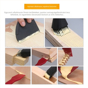 Szilikon ecsetkészlet fakitermeléshez, ragasztó- és latexfelhasználáshoz – Márka: New Wu Tools; Anyag: Szilikon; Specifikációk: 100-20