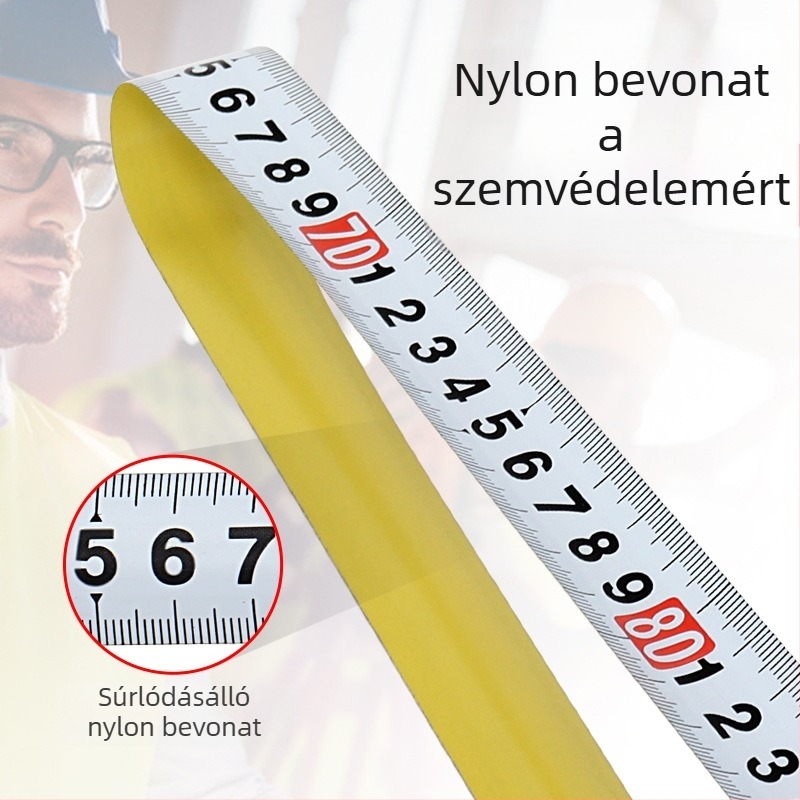Bonte mérőszalag, 5 m, önzáró, ütésálló, asztalos