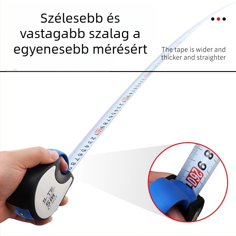 Bonte mérőszalag, 5 m, önzáró, ütésálló, asztalos