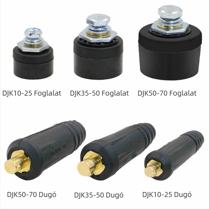 SPARK gyors csatlakozó a hegesztőkábelhez, európai dugóval, tiszta réz DKJ10-25/35-50
