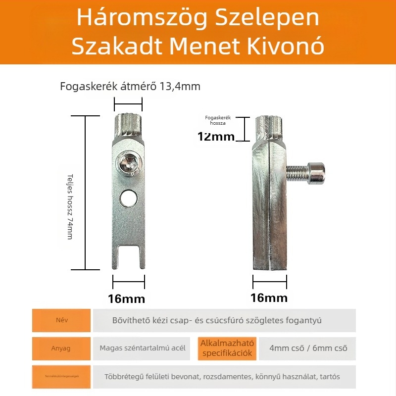 Vízcső-kivonó törött csavarokhoz és menetekhez – Exhibition tool – Vízcső kivonó sorozat