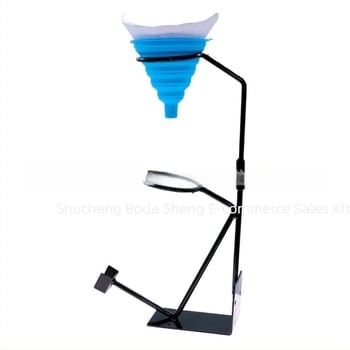 Autófesték pisztoly tartó – különleges tartó a pisztolyokhoz, papír tölcsér tartó, merev keret a védelemhez és a hatékony permetezéshez