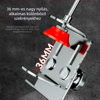 Szekrényajtó szereléséhez használható segédeszköz – pozicionáló eszköz, többfunkciós polctartó padlószekrényekhez, falik és ruhásszekrényekhez (építés)