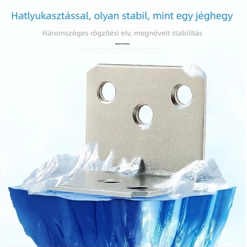 L alakú vas sarok tartó bútorkiegészítő, hideg hengerelt acél, Duoshijia márka, asztalokhoz, székekhez és szekrényekhez, modern minimalista stílus