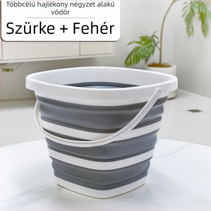 Háztartási és utazási összecsukható műanyag vödör — Anyag: 20213; Dátum bevezetése: 20213; Bruttó tömeg: 475