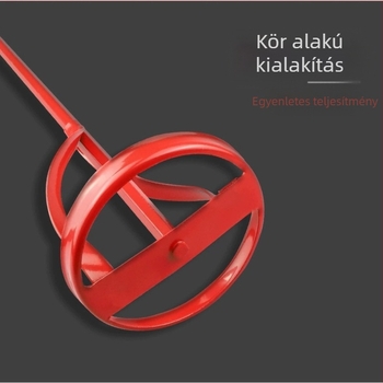 Hexagonális markolatú cementkeverő rúd fej – acél felépítés, cement, vakolat és festék keverésére; Newone.