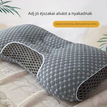 Párnakeret – mosható, nyaki gerinc támogatás, összeomlás elleni védelem, egy személyes használatra, poliészter rost töltet