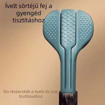 Love Teeth felnőtteknek szóló háromoldalas 3D fogkefe puha sörtékkel, manuális