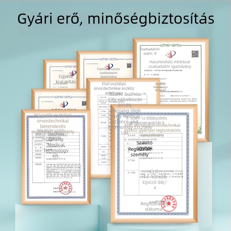 Orvosi derékszorító öv ágyhoz kötött betegeknek, modell ZQYS-Y241, anyag 80/20 poliészter-pamut, nylon kötél