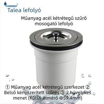Tianli XK265 Konyhai mosogató lefolyó kosár és szűrő