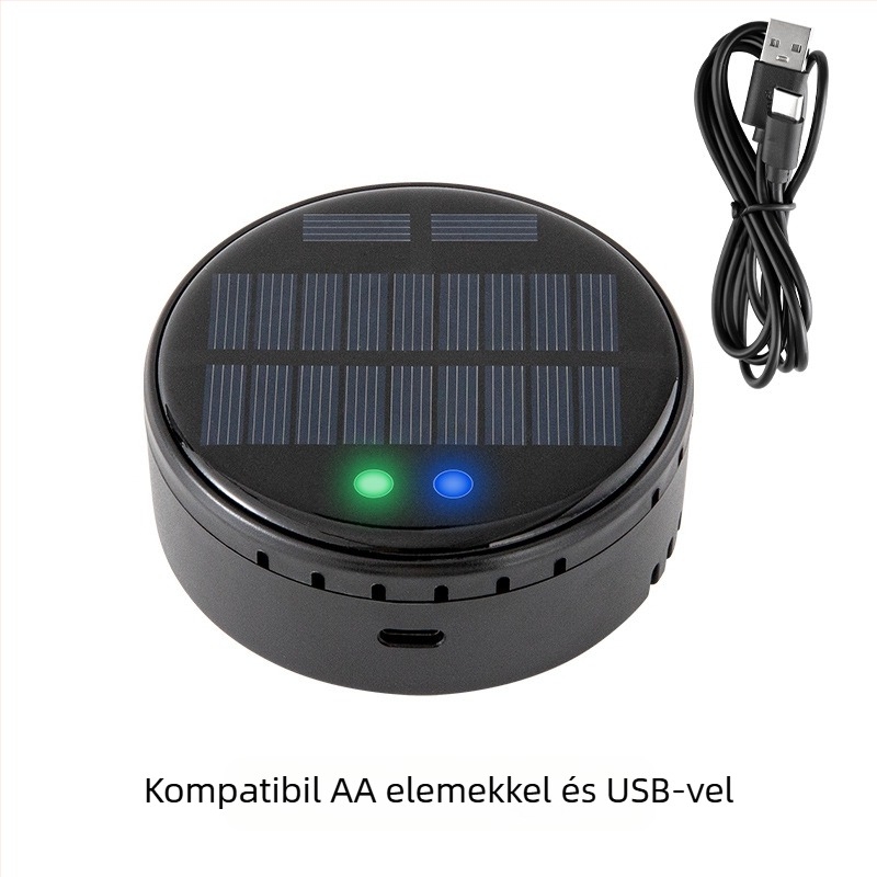 Autóba szerelhető szagtalanító légtisztító, kétmagos, USB táppal, 50 m3/h, csendes <36 dB, formaldehid eltávolítás