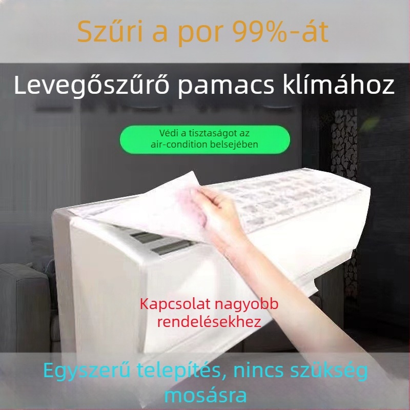 Klímaberendezés bemeneti szűrője, nem szőtt textil, porvédő, univerzális illeszkedés