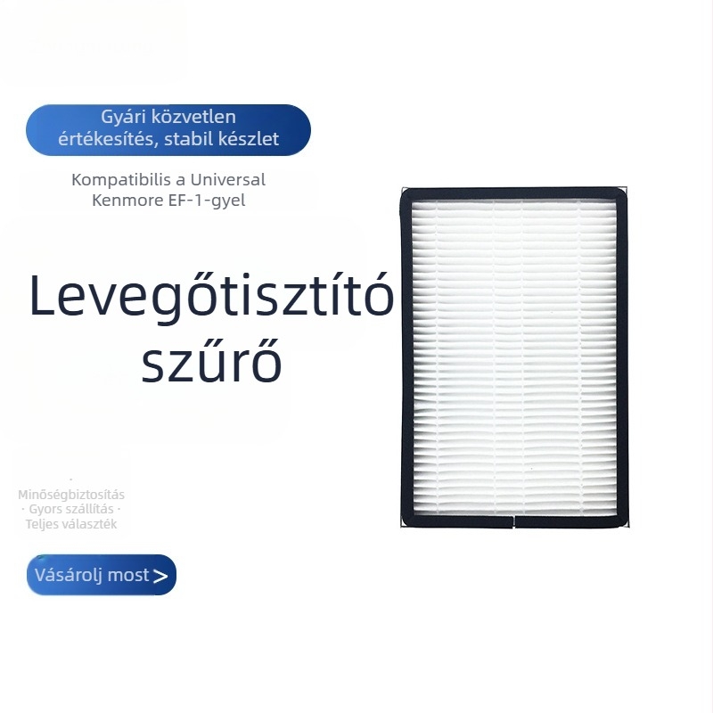 Kenmore porszívó szűrőeleme EF-1, háztartási használatra, 51–100 m²-hez