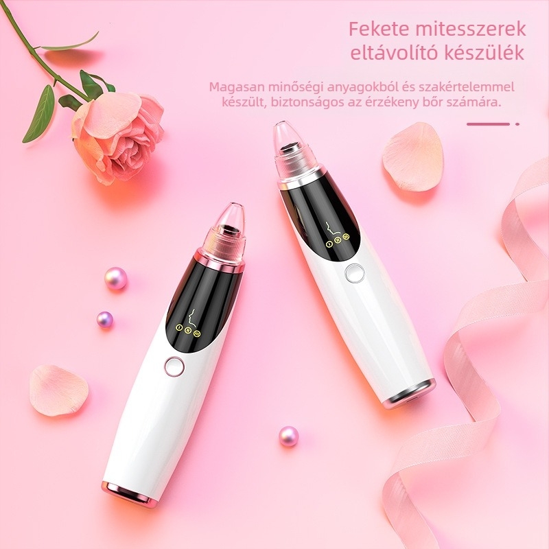 HY02 Elektromos fekete pont eltávolító szívóval, forgó üzemmód, 3 sebesség, műanyag ház