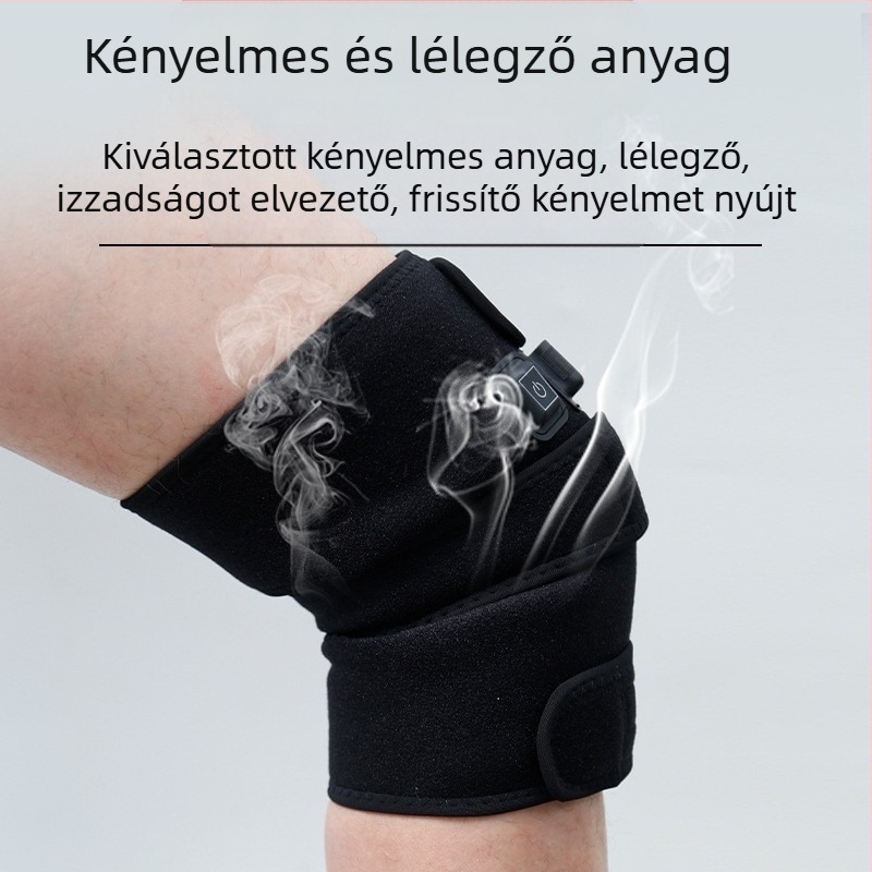 Intelligens állandó hőmérsékletű elektromos fűtésű térdvédők, hálózati csatlakozással, könnyen hordozható