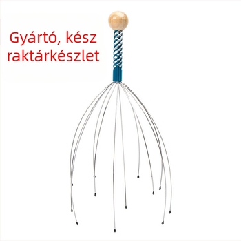 Fejmasszírozó karmás kivitelben – kézi működtetés, gyúró masszázs (Brand: Bian Xu, Model: 888)