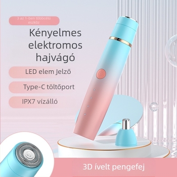 Elektronikus testsző-eltávolító: három az egyben, vízálló az egész testre, modell FK-112, USB/elektromos működés