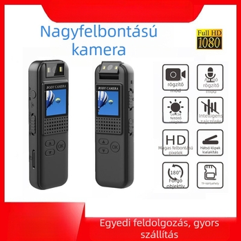 CS08 HD videó rögzítő mágneses tartóval és 0.85 inch LCD-vel, 1080P, TF-kártya, 2MP szenzor, 4–5 óra üzemidő