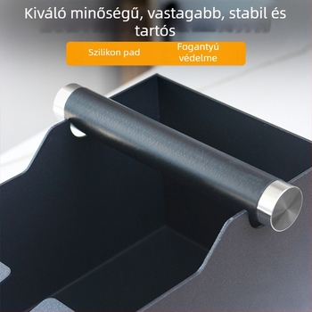 Kávézacc tároló - Guitar Coffee, teflonozott acél, modern egyszerű stílus, bárhoz, kávézóhoz és étteremhez