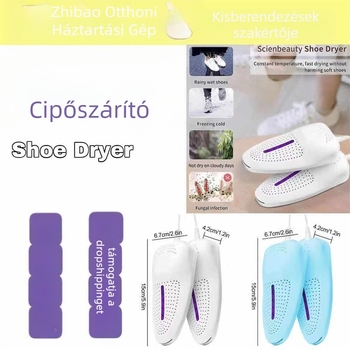 Cipőszárító dezodorló és szagtalanító funkcióval, UV-fény, melegítő és párátlanító, modell 59, 220V, 10W, 50Hz