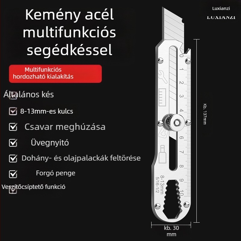 Deer fairy LXZ924414 – Nehéz felépítésű rozsdamentes acél művészeti és faragó kés; Anyag: rozsdamentes acél; Nettó tömeg: 61 g