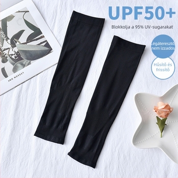 UPF50+ napvédő karvédő, nylonból készült, lélegző, nyári viselet nőknek