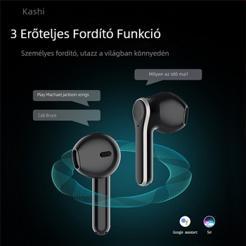 TWS vezeték nélküli Bluetooth fülhallgató, in-ear, ENC zajcsökkentéssel, IPX5, 10 m hatótáv, Bluetooth 5.0, 4-8 óra üzemidő