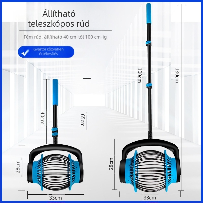 Feng Yida diógyűjtő az ültetvényhez — alumíniumötvözet rúd, nylon görgő, cél: diógyűjtés