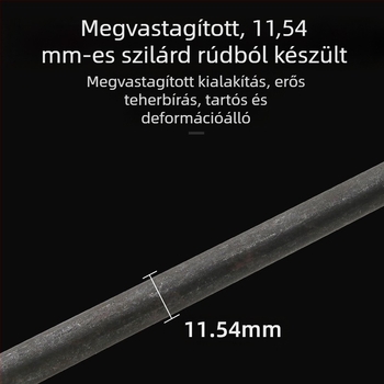 Rozsdát eltávolító lapát – öntöttvas test, vasnyél, kettős funkciójú kaparó modell