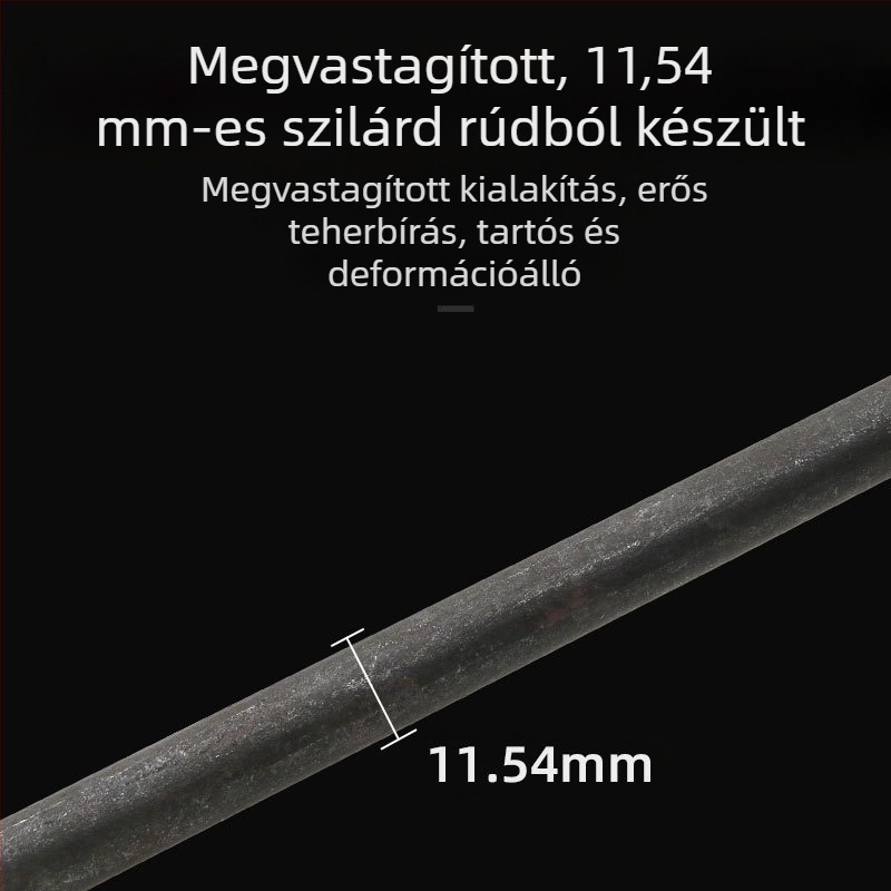 Rozsdát eltávolító lapát – öntöttvas test, vasnyél, kettős funkciójú kaparó modell