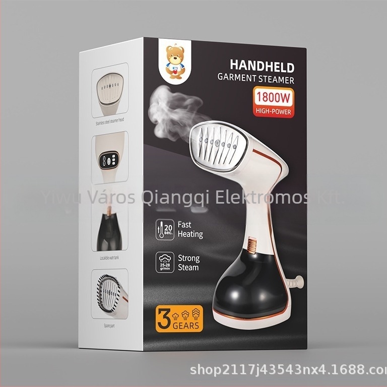 Kézi függőleges ruhaszárító gőzölő, 1800W, 111–240V AC, 50Hz, Modell 801