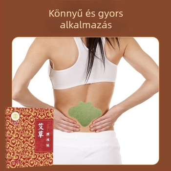 Mugwort ágyéki tapasz – Moxibustion patch egészségügyi masszázshoz, modell: Mugwort lumbar patch, márka: Hong Kong Pharmacy