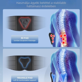 Légáteresztő derékszíj acéllemez-támasszal a súlyemeléshez és a has támogatásához