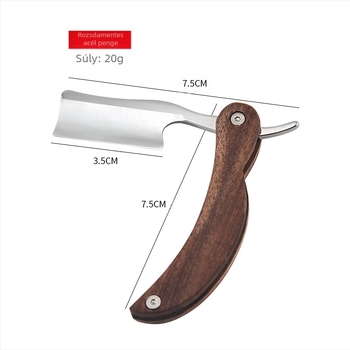 Hourong manuális borotva, rozsdamentes acél penge, 200 darabos csomag, nem importált