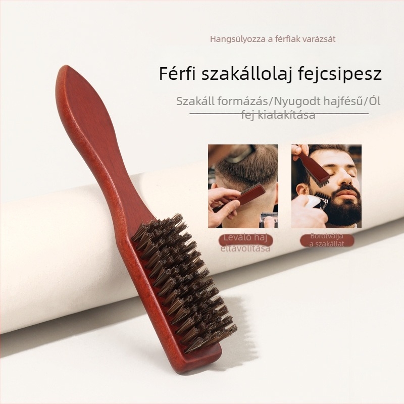 Fából készült hajtisztító kefe – Nylon anyag, Márka: a little better, Privát címke elérhető