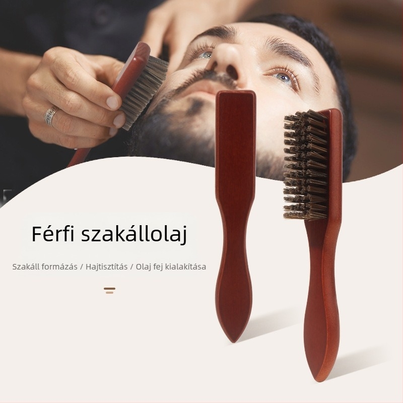 Fából készült hajtisztító kefe – Nylon anyag, Márka: a little better, Privát címke elérhető