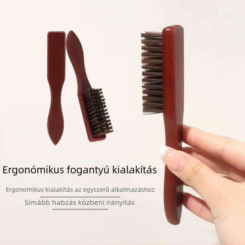 Fából készült hajtisztító kefe – Nylon anyag, Márka: a little better, Privát címke elérhető