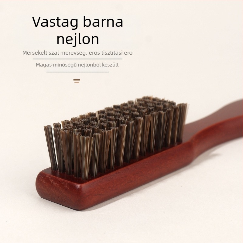 Fából készült hajtisztító kefe – Nylon anyag, Márka: a little better, Privát címke elérhető