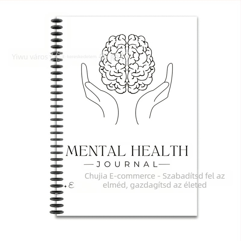Mentális Egészség Napló Csomag (tervező sorozat, 120 oldal, 100 gsm papír, testreszabható)