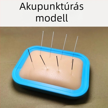 Akupunktúra gyakorló táska kínai medicina hallgatók számára, ABS anyag, modell MZSNSQ-288, 80 darabos doboz, nyomtatott logó