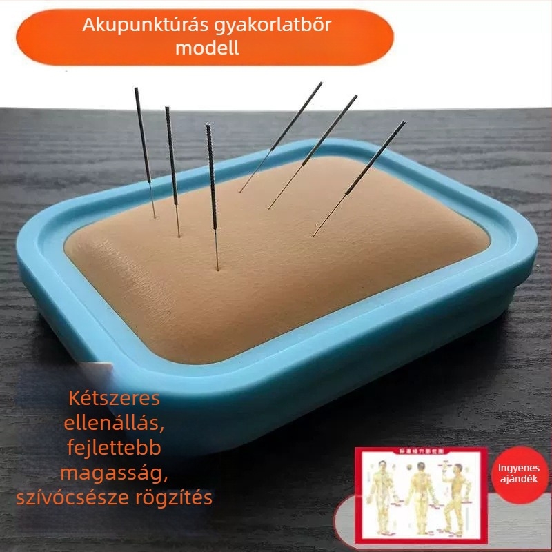 Akupunktúra gyakorló táska kínai medicina hallgatók számára, ABS anyag, modell MZSNSQ-288, 80 darabos doboz, nyomtatott logó