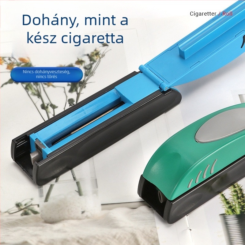 8.0 mm kézi cigaretta-tekercselő toló-húzó mechanizmussal, könnyen használható, egycsöves töltő dohányhoz