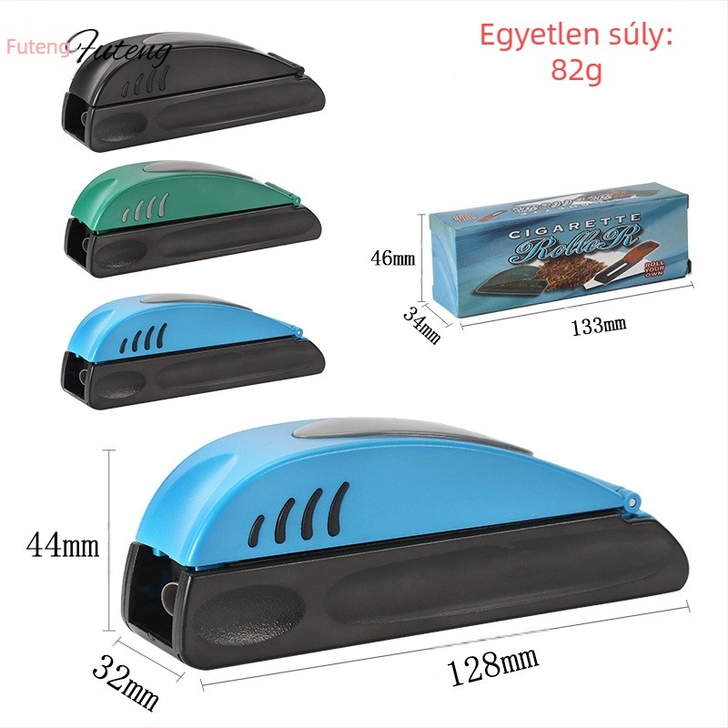 8.0 mm kézi cigaretta-tekercselő toló-húzó mechanizmussal, könnyen használható, egycsöves töltő dohányhoz
