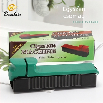 Kézi cigaretta húzó, műanyag kivitel, hordozható, könnyen használható, DIY cigaretta gördítő eszköz