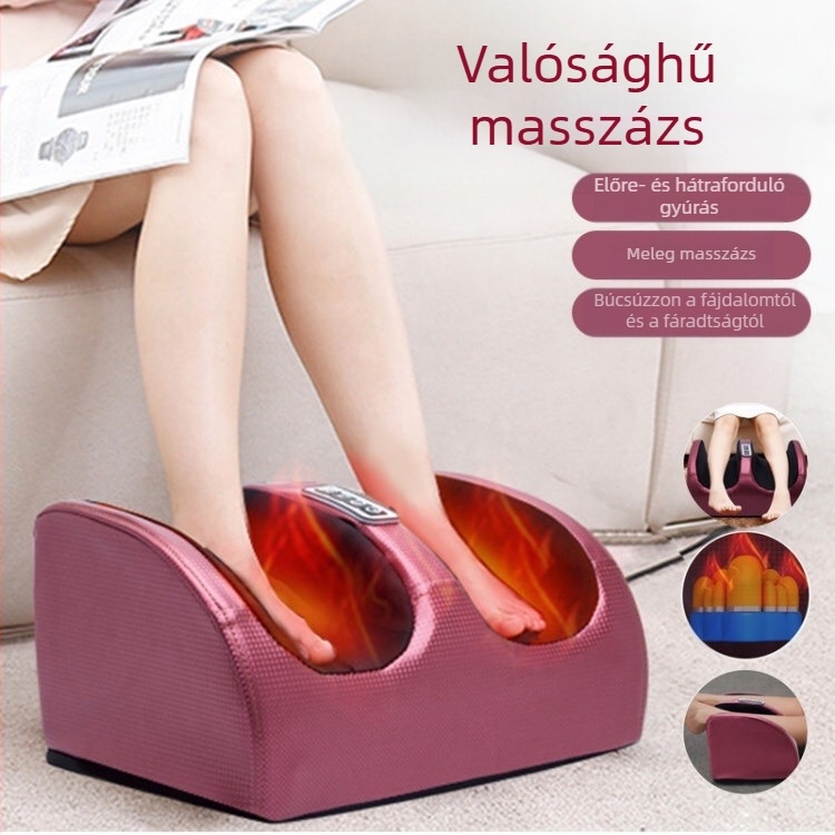 Lábmasszírozó – automata, többfunkciós láb- és lábápoló készülék melegkompresszióval, gyúrással és masszázzsal, számítógépes vezérléssel és időzítővel