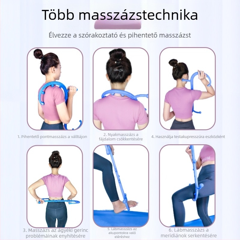 Pontmasszírozó Bot, PP Anyag, Alkalmas Fitnesz Eszközökhöz és Egészségügyi Masszázshoz, Testreszabható Feldolgozás, Licencelhető Magán Márka