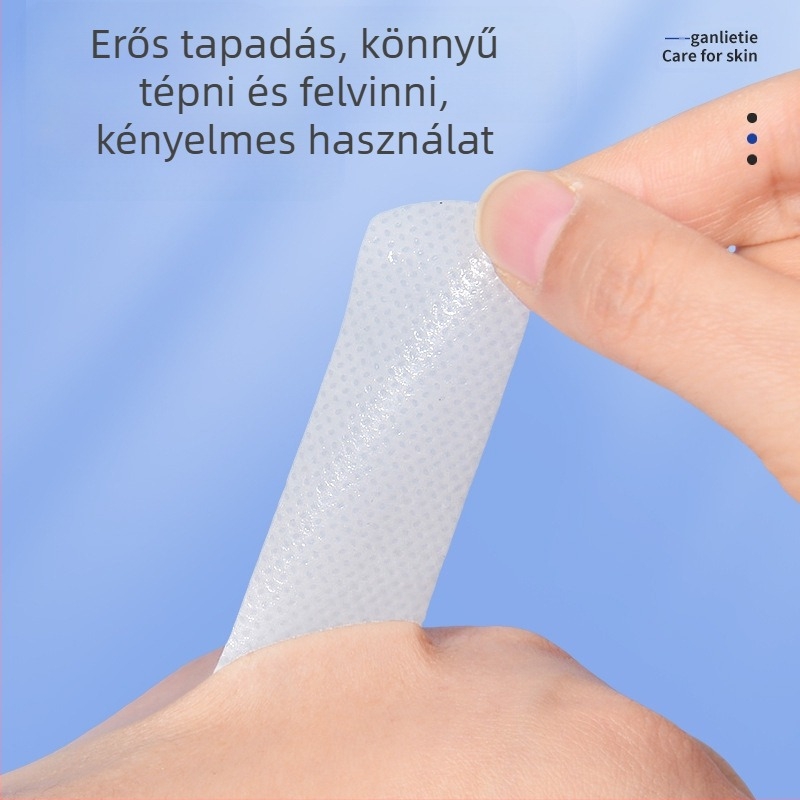 Kéz- és lábszáraz repedéseinek tapaszai — vízálló, lélegző, nagy tapadással az ujjakra és a sarkakra; nem szövött anyag; 2 éves szavatosság; dobozos csomagolás; univerzális bőrtípus